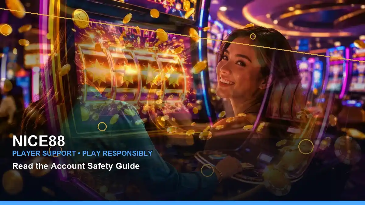 NICE88 big hammer information for Philippine users, presented through a layered scene of premium-looking online slot visuals and mobile gaming moments