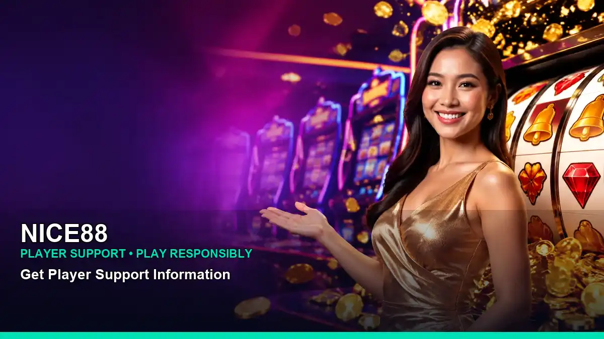 Jackpot-style slot games with a Filipino host in a festive casino scene