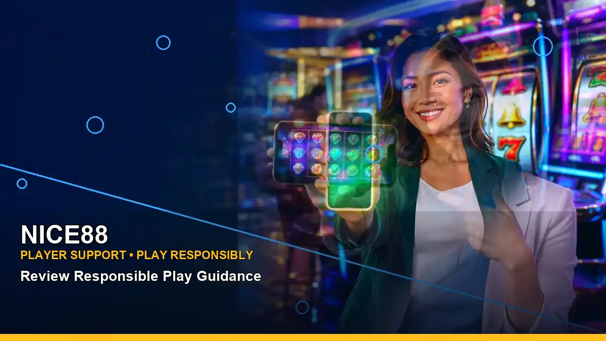 NICE88 mobile casino game interface with a high-energy design for Philippine players aged 21+