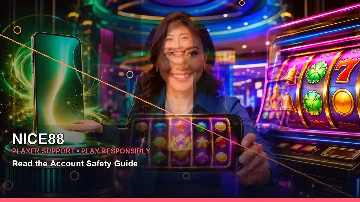 NICE88 Mahjong Ways 2 information scene for Philippine players, with a close-up gaming layout and reward-themed visuals
