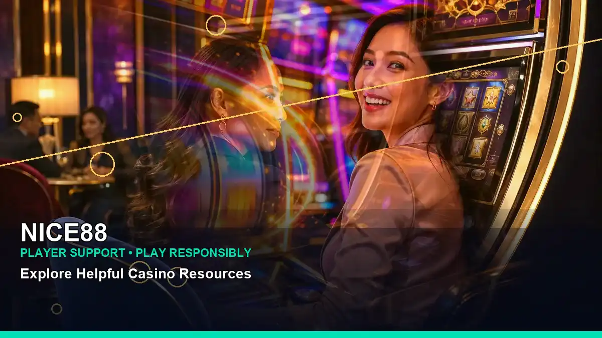 NICE88 mobile-friendly casino rewards with a layered VIP-style presentation